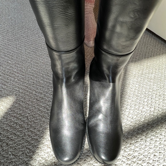 Stuart Weitzman 5050 Black Napa Boots, 9.5M - Picture 10 of 16